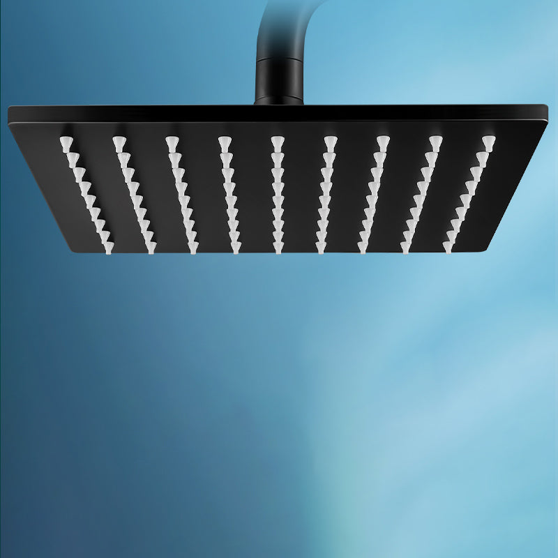 Contemporary Square Shower Head Combo with Handheld Shower Head