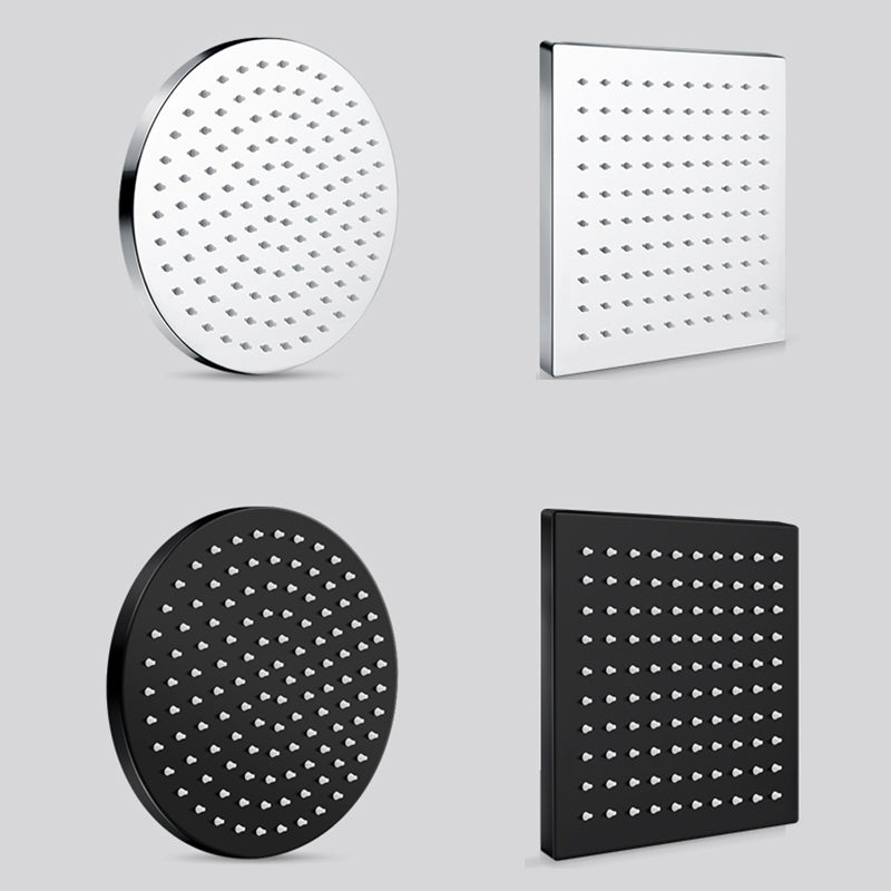 Contemporary Square Shower Head Combo with Handheld Shower Head