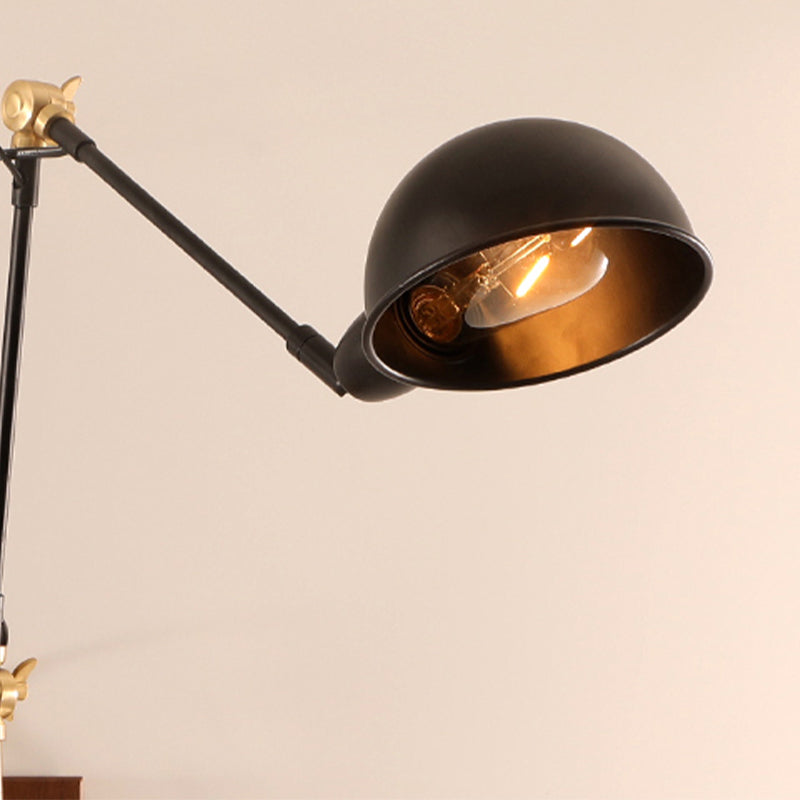 1-Light Wall Lamp Industrial Metal Wall Mounted Lighting for Bedroom