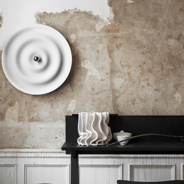 1 Light Circular Wall Mounted Lamp Contemporary Metal Wall Light Sconces