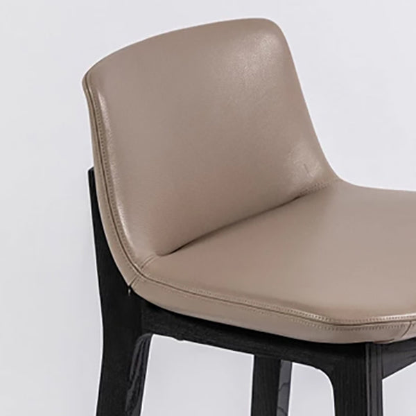 Scandinavian Indoor Solid Wood Bar Stool Upholstered Bar Stool