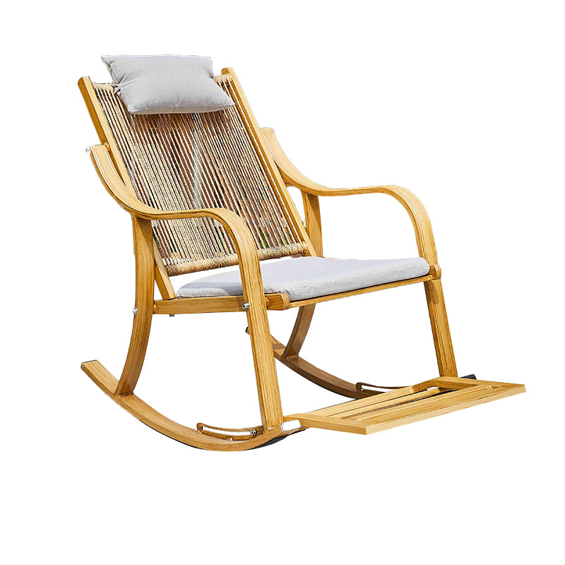 Modern Style Leisure Rocking Chair Outdoor Single Rocking Chair