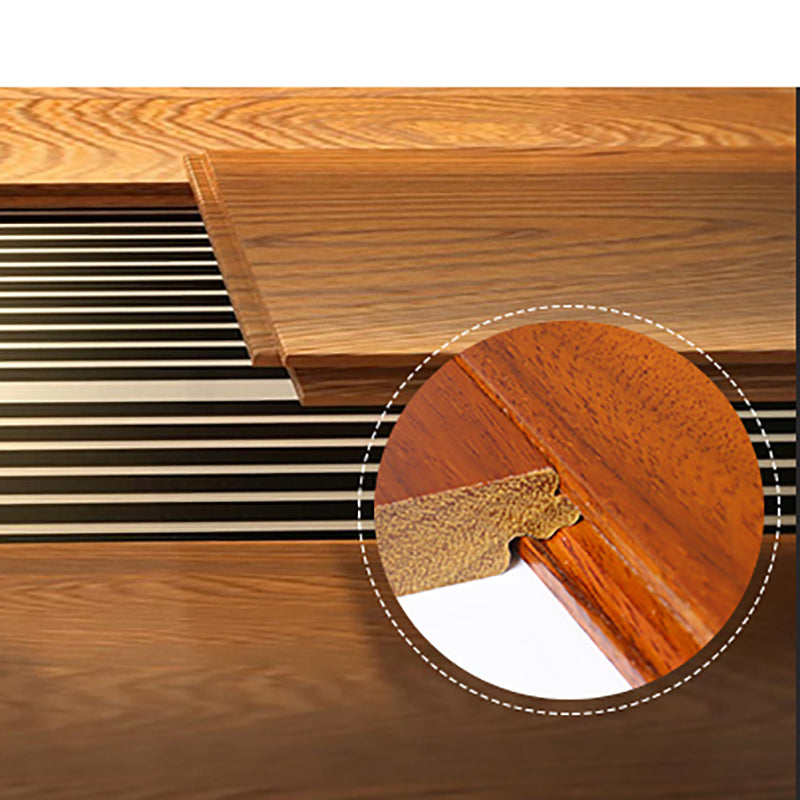 Traditional Plank Flooring Solid Wood Click-Locking Wooden Wall Planks