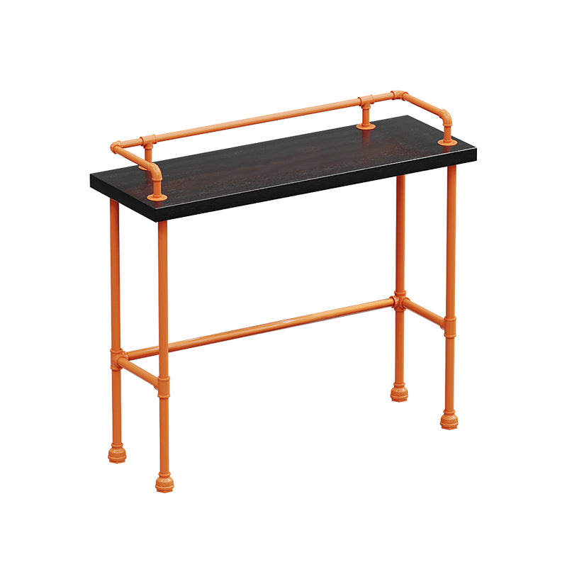 Indoor Contemporary Bar Dining Table Rectangle Metal Legs Bar Table