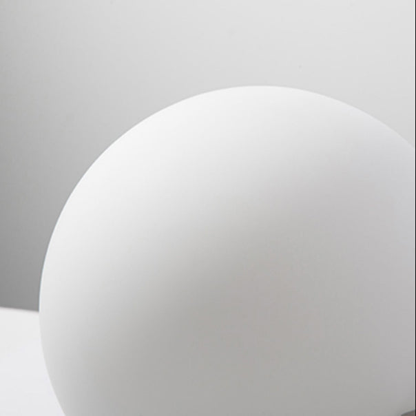 Contemporary Vanity Light White Glass Shade Wall Light Sconce for Washroom