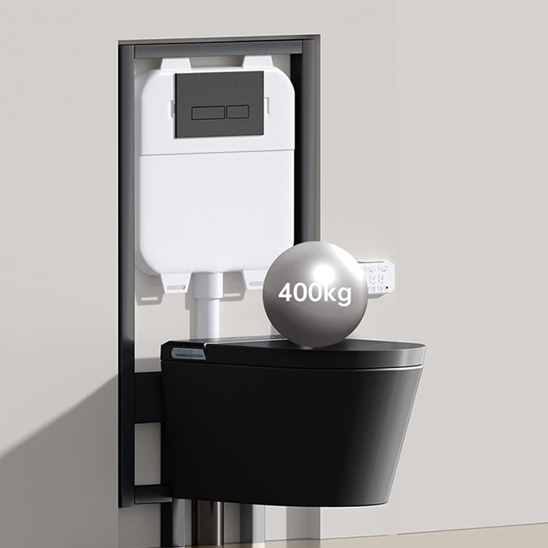 Contemporary Wall Hung Flush Toilet Heated Seat Included Urine Toilet for Washroom