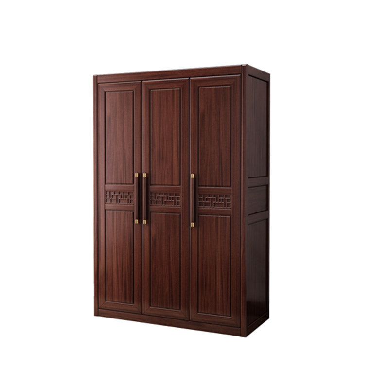 Contemporary Wardrobe Armoire Wood Wardrobe Closet with Doors and Drawers