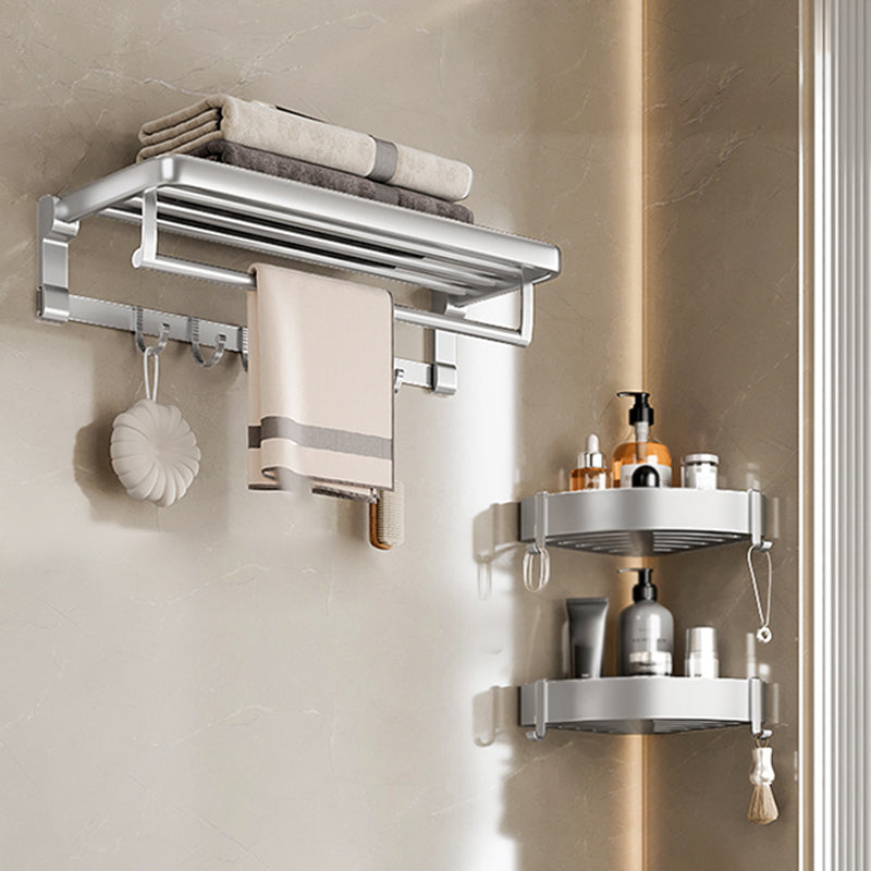 Metal Bathroom Hardware Set Adhesive Mount Bathroom Accessory Kit