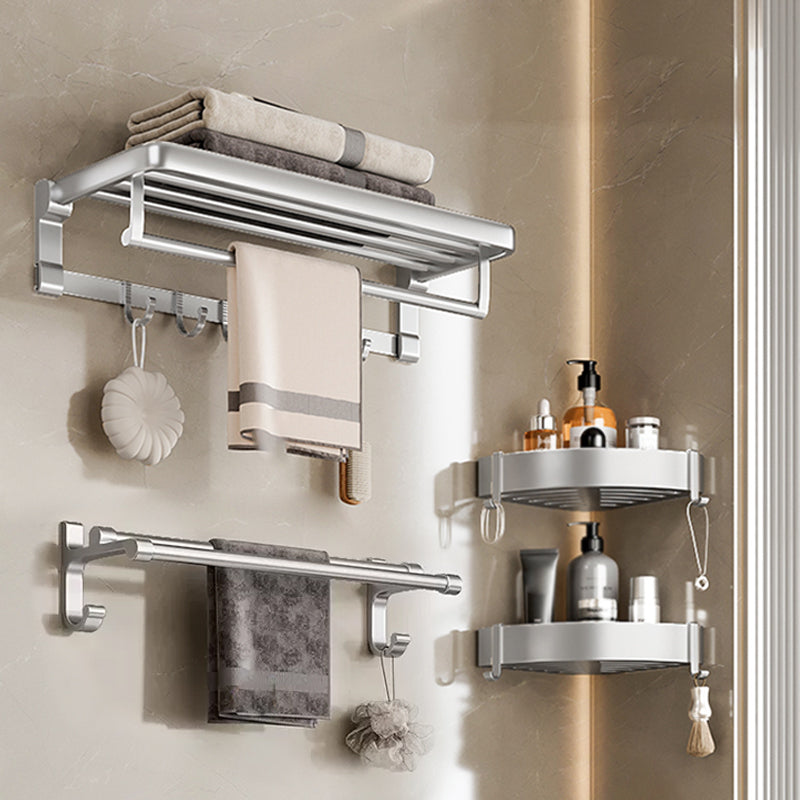 Metal Bathroom Hardware Set Adhesive Mount Bathroom Accessory Kit