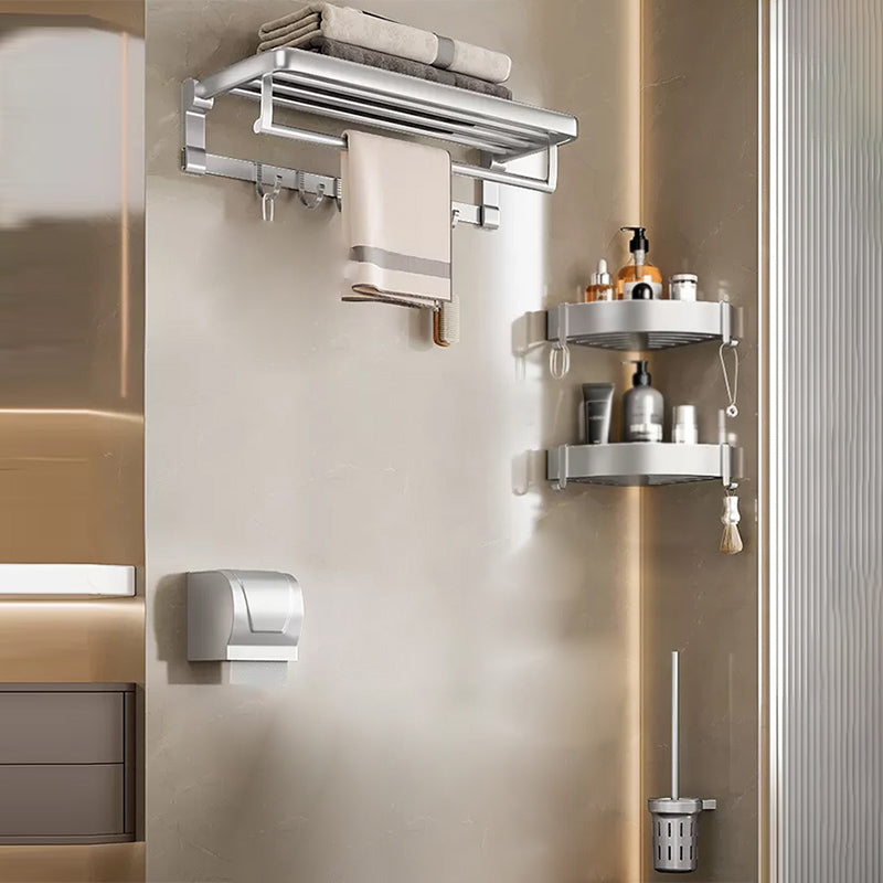 Metal Bathroom Hardware Set Adhesive Mount Bathroom Accessory Kit