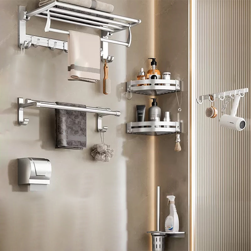 Metal Bathroom Hardware Set Adhesive Mount Bathroom Accessory Kit