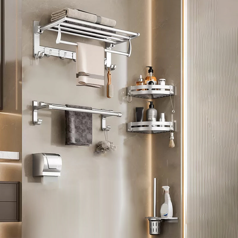 Metal Bathroom Hardware Set Adhesive Mount Bathroom Accessory Kit