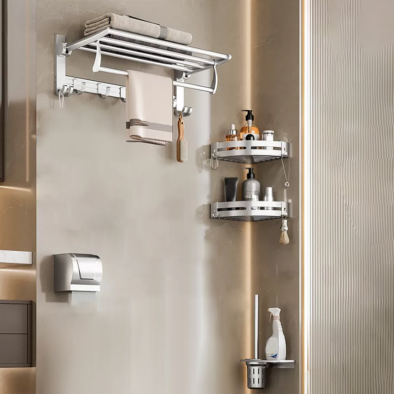 Metal Bathroom Hardware Set Adhesive Mount Bathroom Accessory Kit