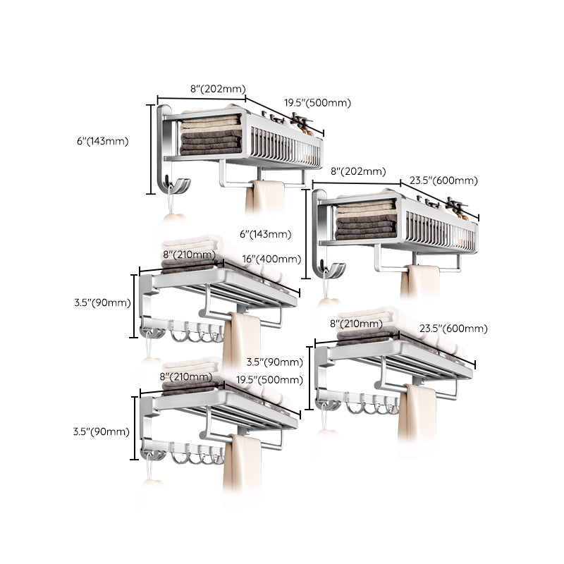 Metal Bathroom Hardware Set Adhesive Mount Bathroom Accessory Kit