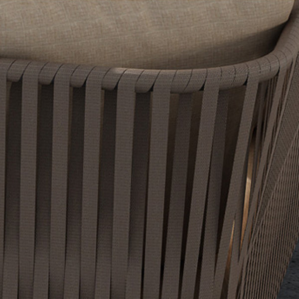 Metal Outdoor Patio Sofa Tropical Patio Sofa Water Resistant