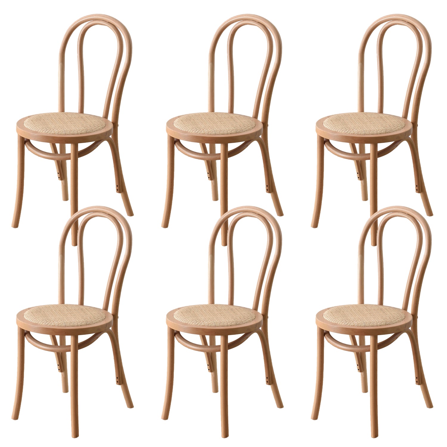 Dining Room Armless Dining Chair Open Back Solid Wood Side Chair
