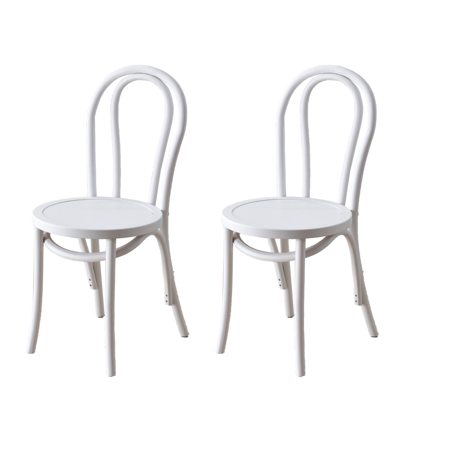 Dining Room Armless Dining Chair Open Back Solid Wood Side Chair