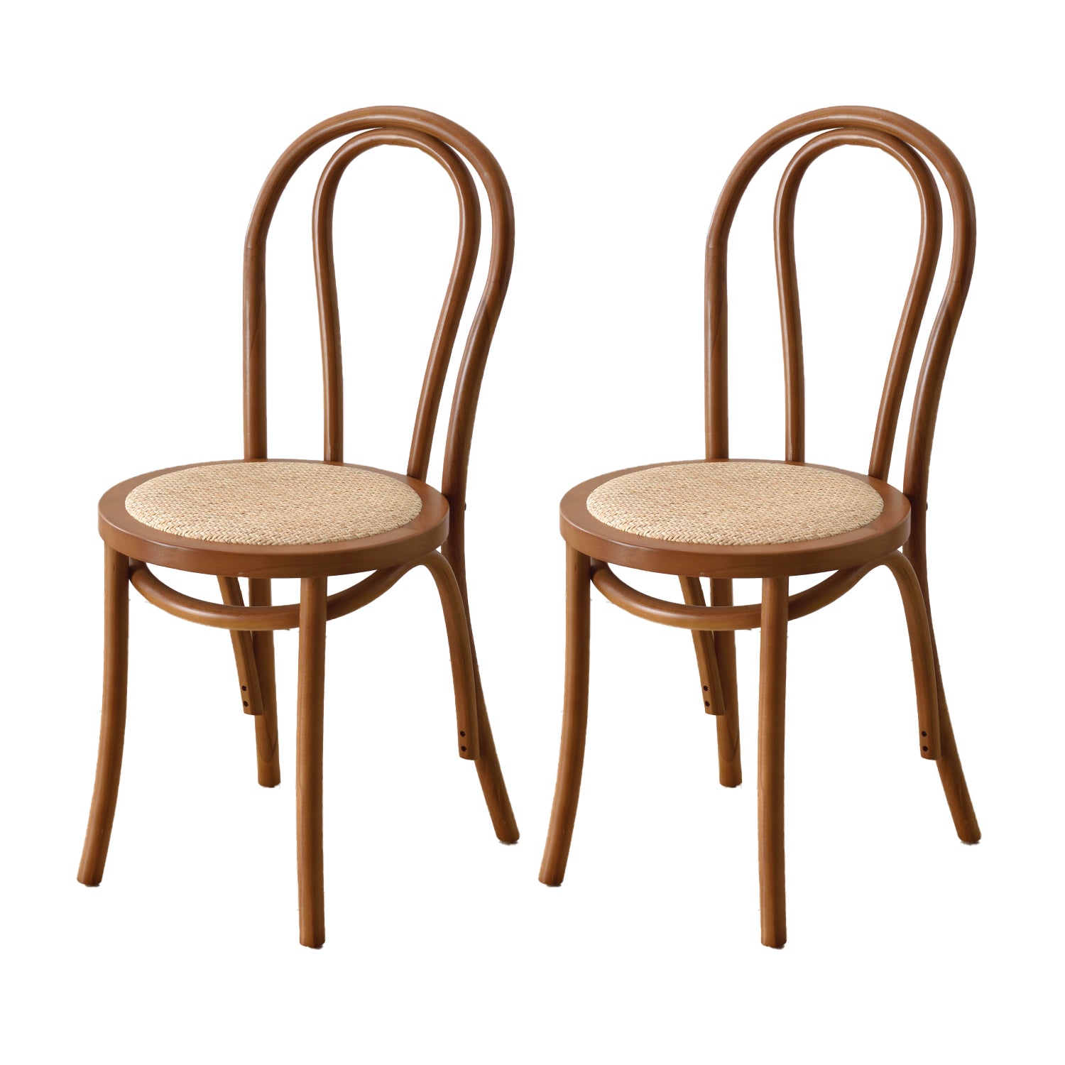 Dining Room Armless Dining Chair Open Back Solid Wood Side Chair
