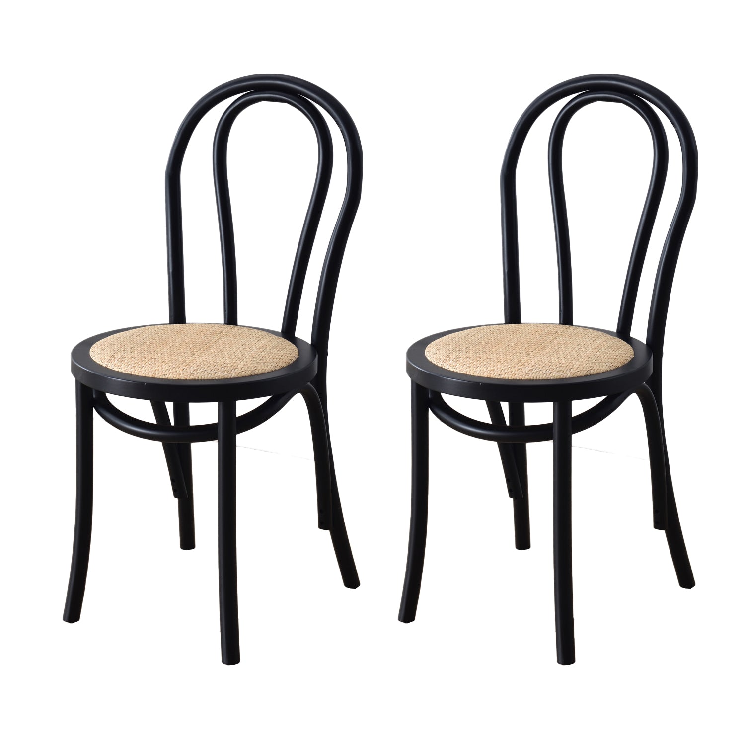 Dining Room Armless Dining Chair Open Back Solid Wood Side Chair