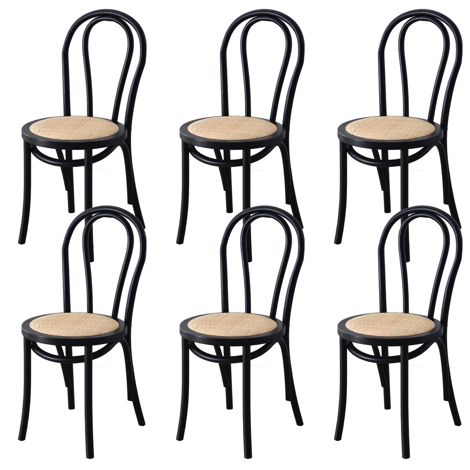 Dining Room Armless Dining Chair Open Back Solid Wood Side Chair