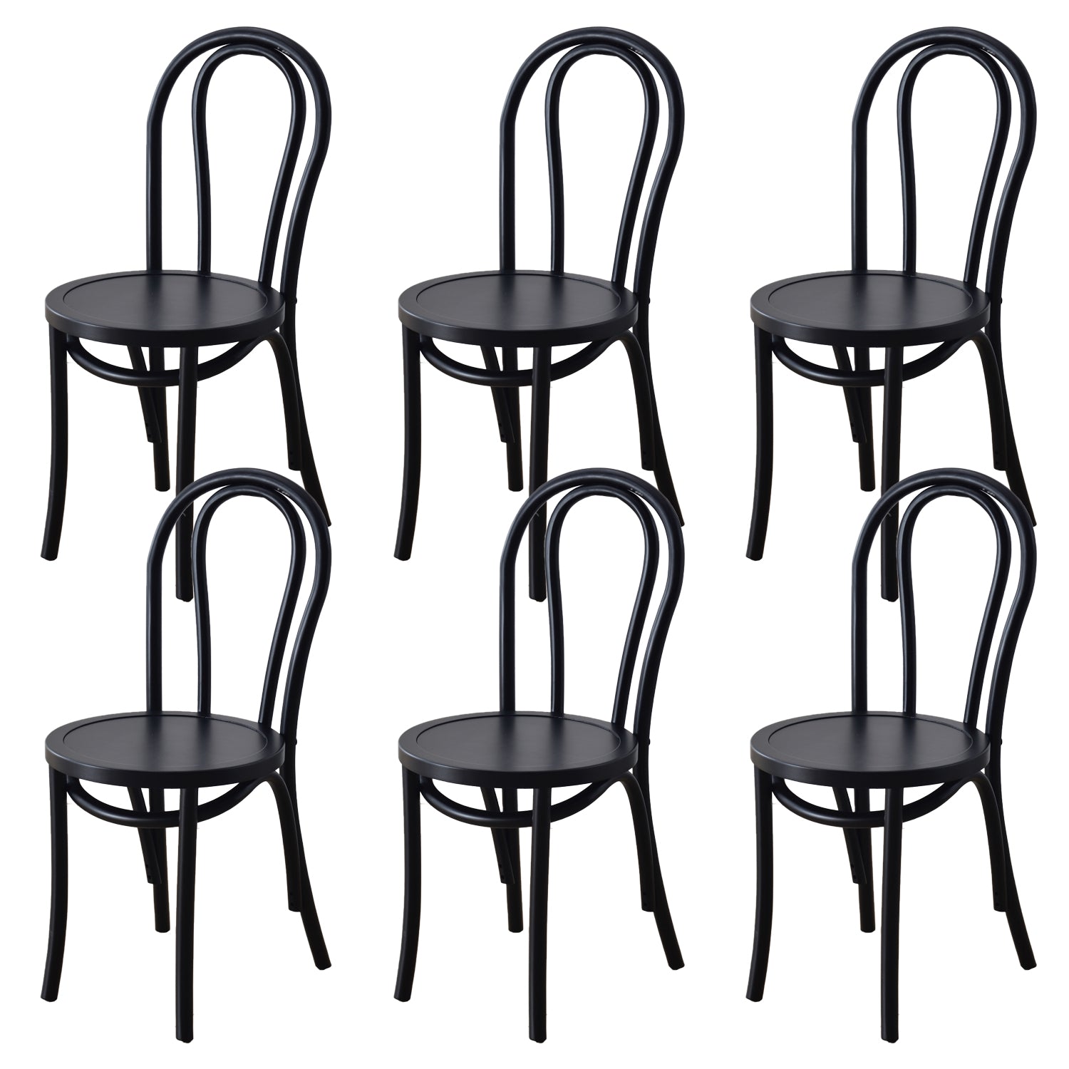 Dining Room Armless Dining Chair Open Back Solid Wood Side Chair