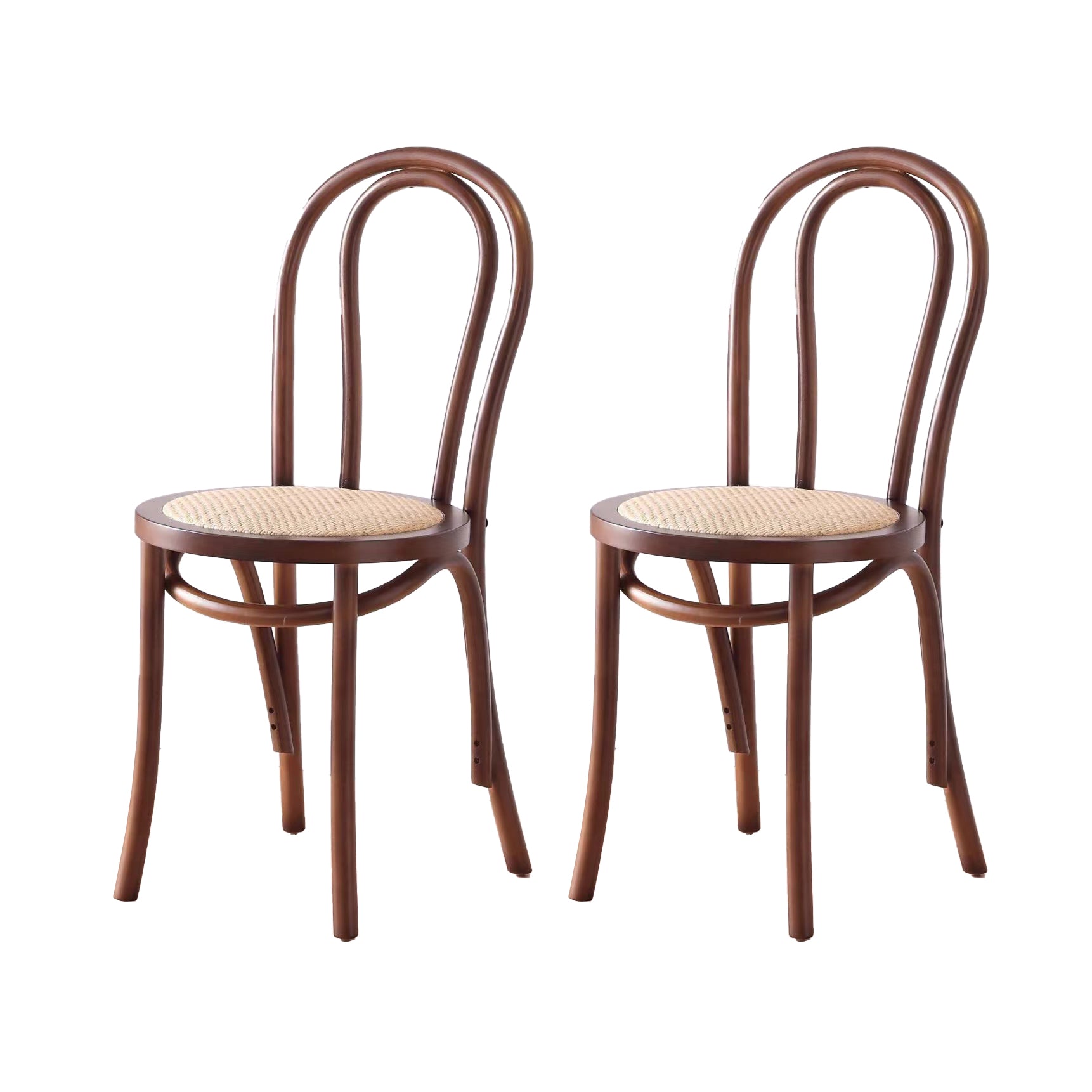 Dining Room Armless Dining Chair Open Back Solid Wood Side Chair