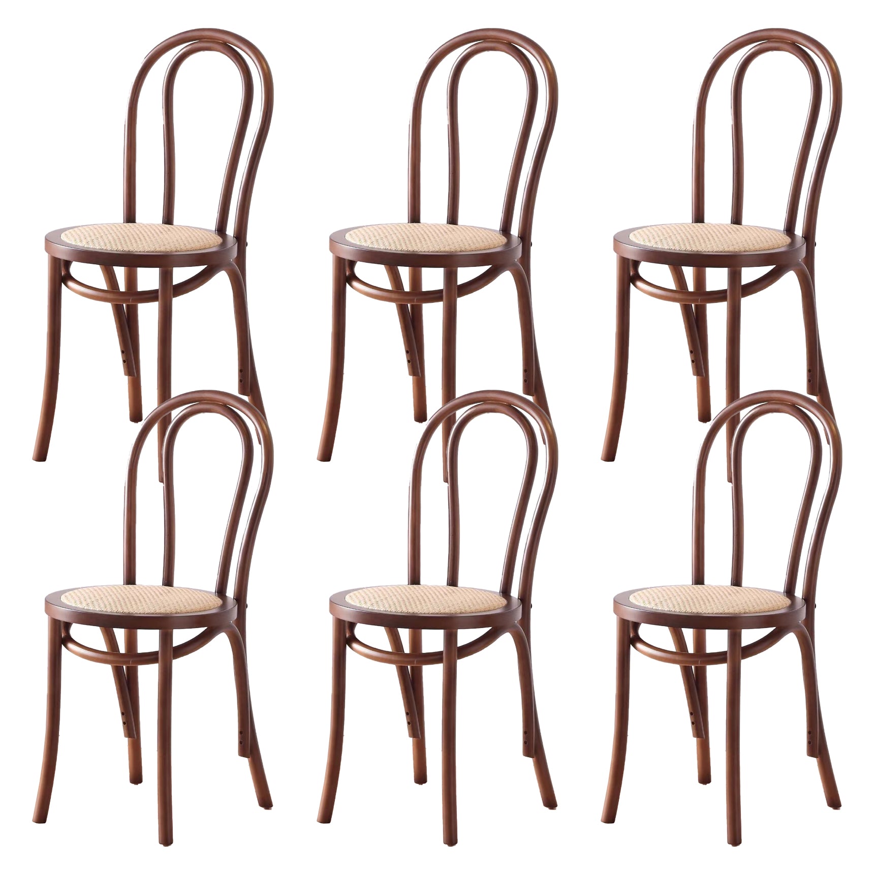 Dining Room Armless Dining Chair Open Back Solid Wood Side Chair
