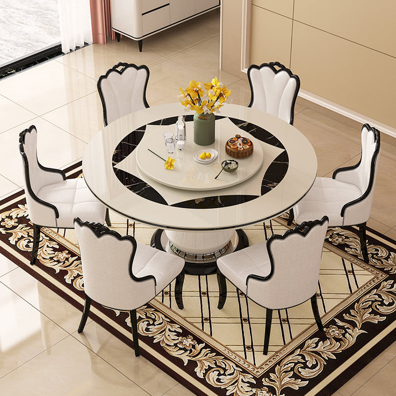 Pedestal Casual Dining Room Kitchen Home Furniture Round Dinner Table