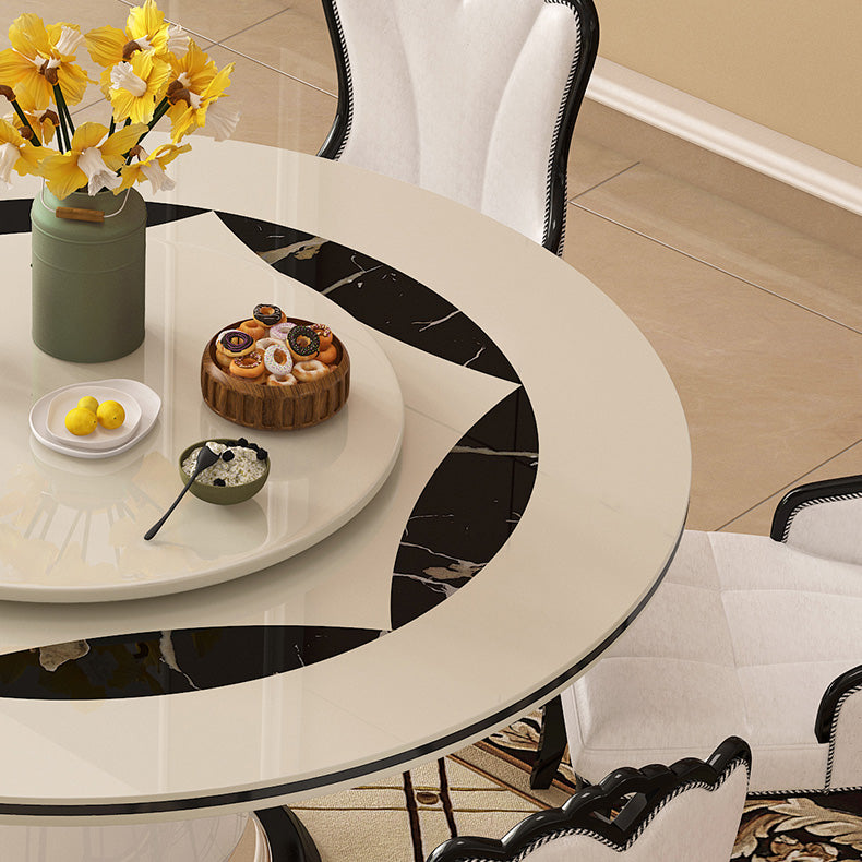 Pedestal Casual Dining Room Kitchen Home Furniture Round Dinner Table