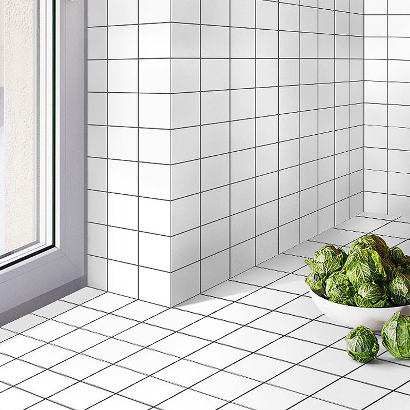 Modern Peel and Stick Backsplash Tile PVC Rectangular Wallpaper for Fireplace Surround