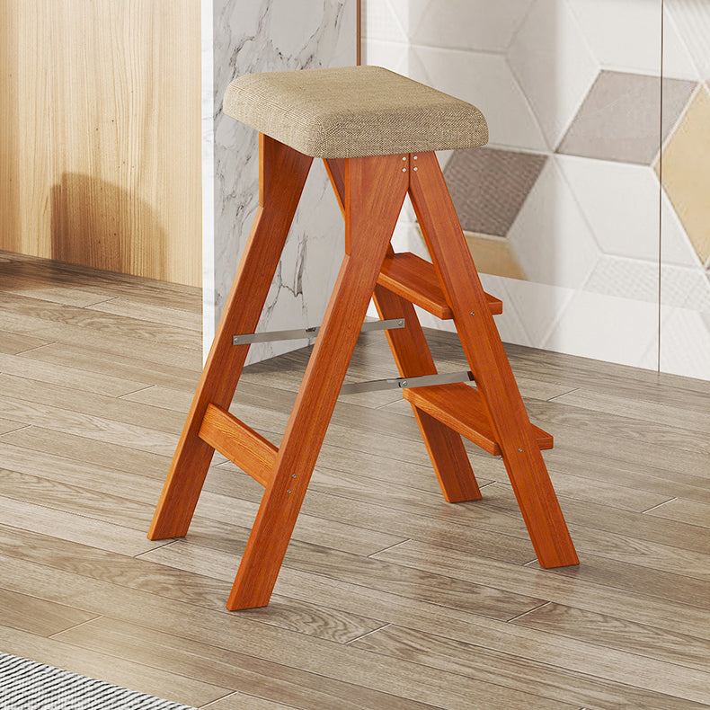 Modern Folding Bar Stool Wooden Backless Bar Stools for Dining Room