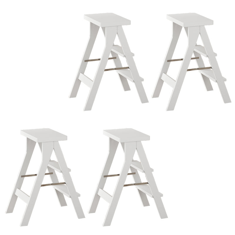 Modern Folding Bar Stool Wooden Backless Bar Stools for Dining Room