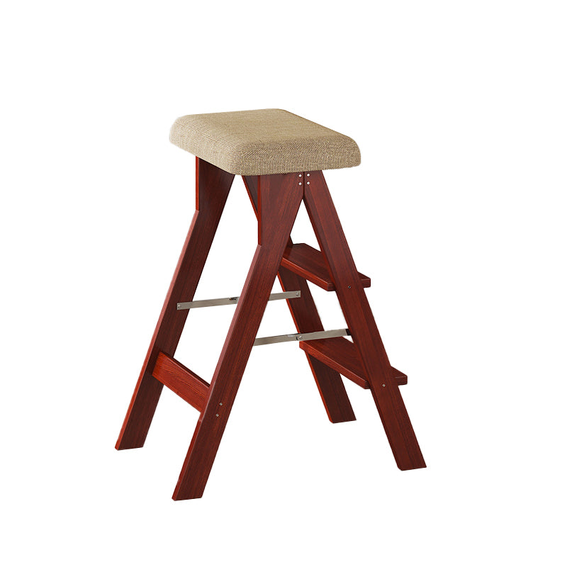 Modern Folding Bar Stool Wooden Backless Bar Stools for Dining Room