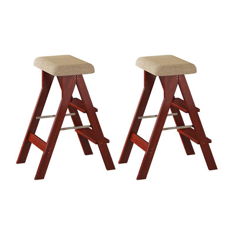 Modern Folding Bar Stool Wooden Backless Bar Stools for Dining Room