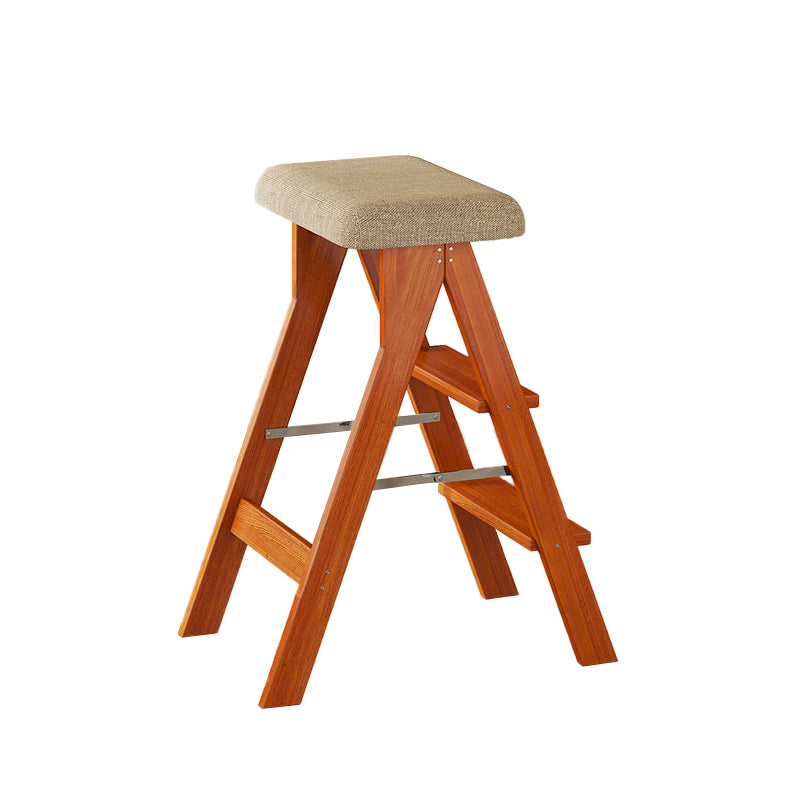Modern Folding Bar Stool Wooden Backless Bar Stools for Dining Room