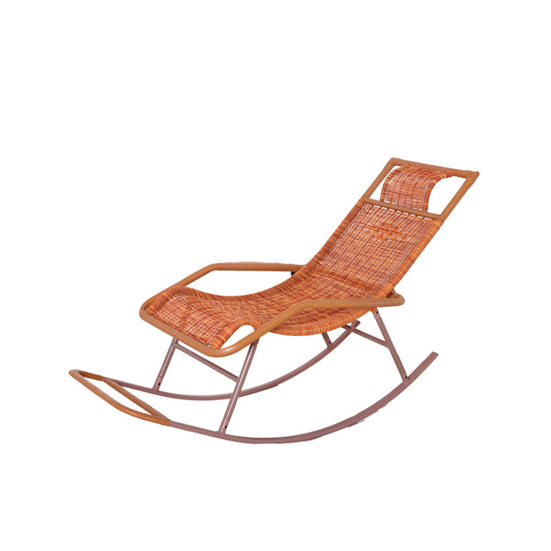 Modern Reclining Rocking Chair Wicker Rocker Chair for Living Room