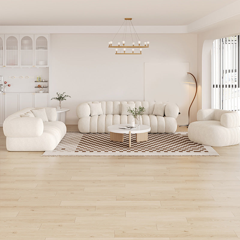 35.43" Wide Sewn Pillow Back Sofa Tuxedo Arm Sofa for Living Room