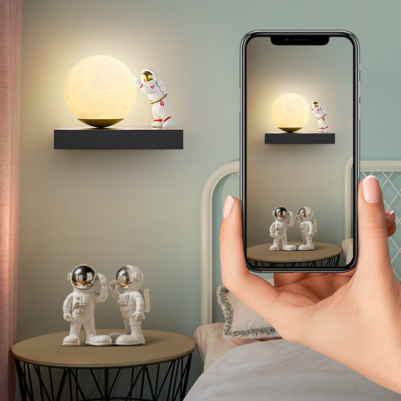 Modern Wall Light Fixture Astronaut Wall Light Sconce for Kid's Bedroom