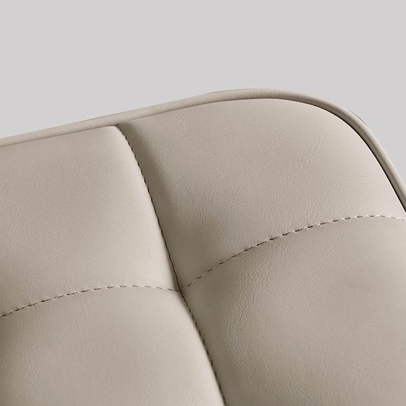 Contemporary Standard Square Leather Standard With Legs for Home