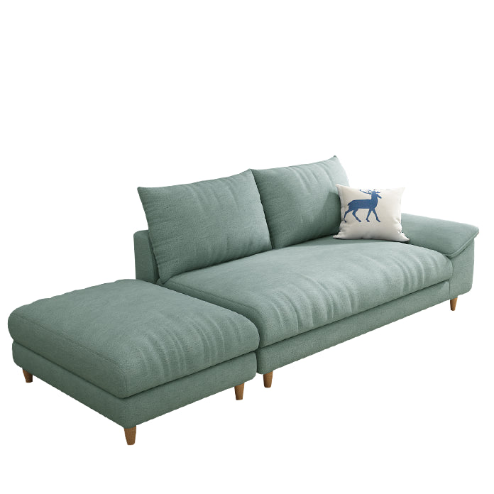 Modern Chaise Lounge Solid Color Chaise Lounge Couch with Pillows