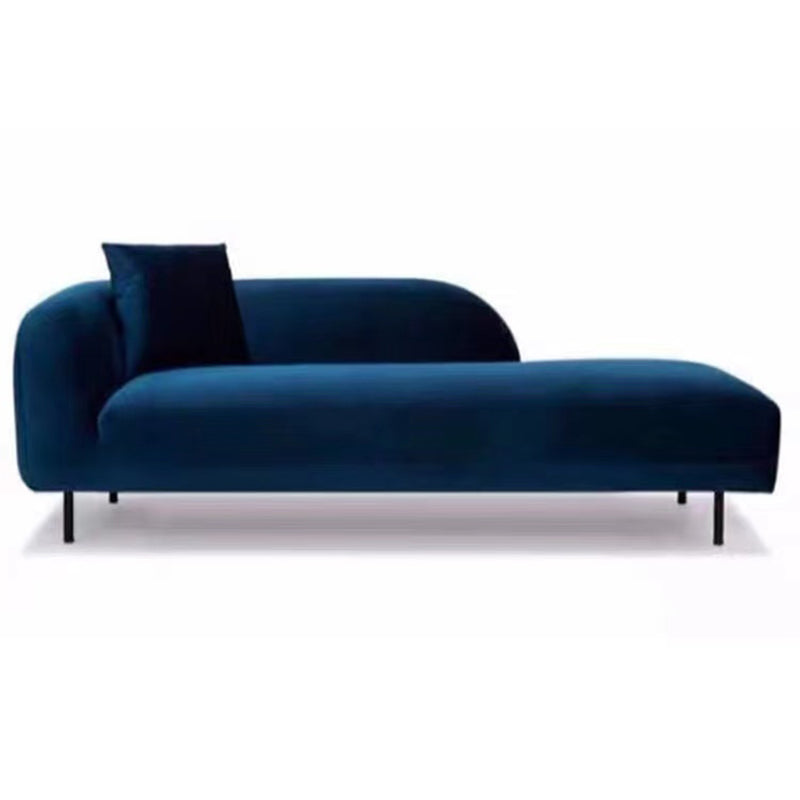 Modern Tufted Upholstered Chaise Lounge Couch Velvet Chaise Lounge