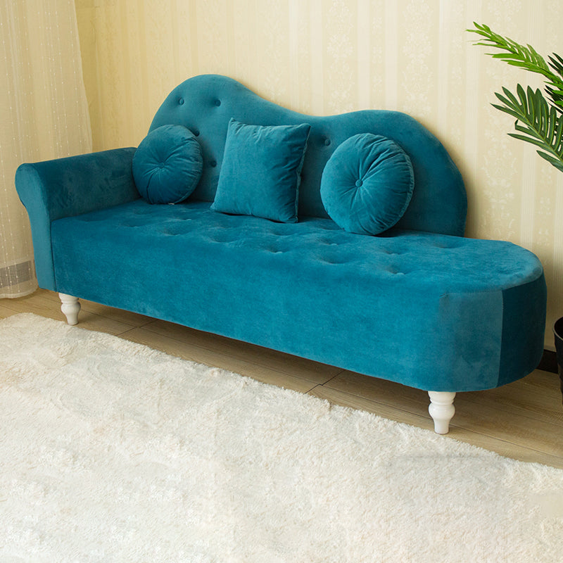Glam Chaise Lounge Velvet Chaise Lounge Sofa for Living Room