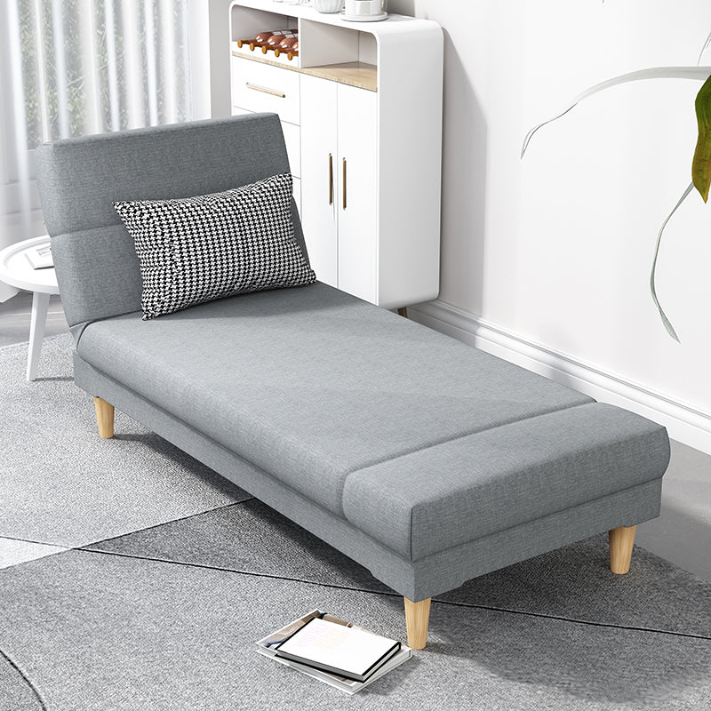 Scandinavian Chaise Lounge Solid Color Chaise Lounge Sofa Armless