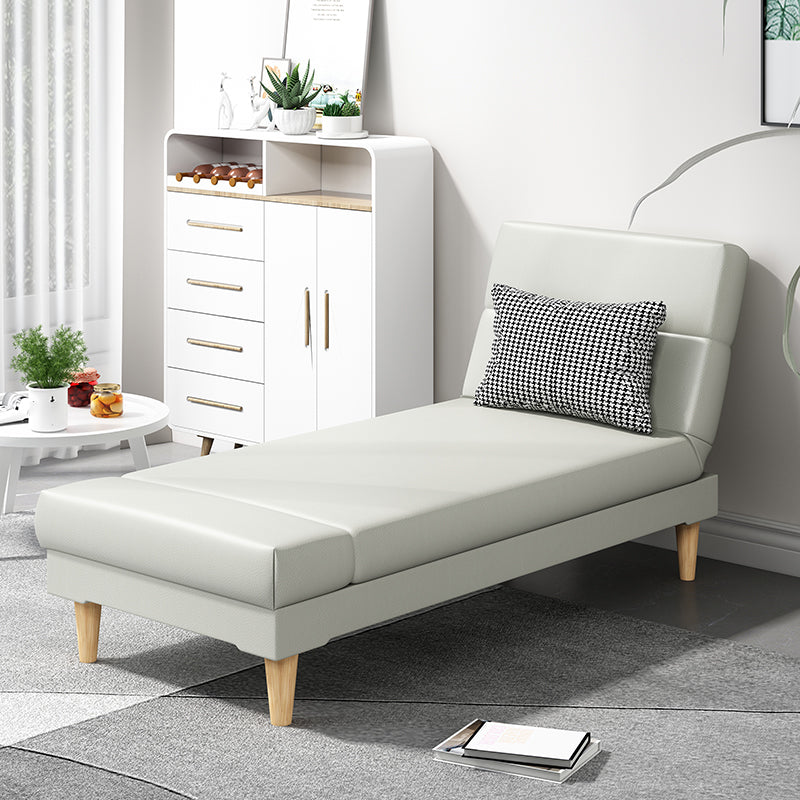 Scandinavian Chaise Lounge Solid Color Chaise Lounge Sofa Armless