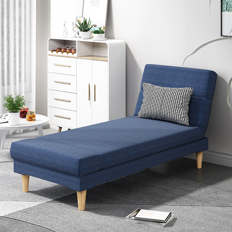 Scandinavian Chaise Lounge Solid Color Chaise Lounge Sofa Armless