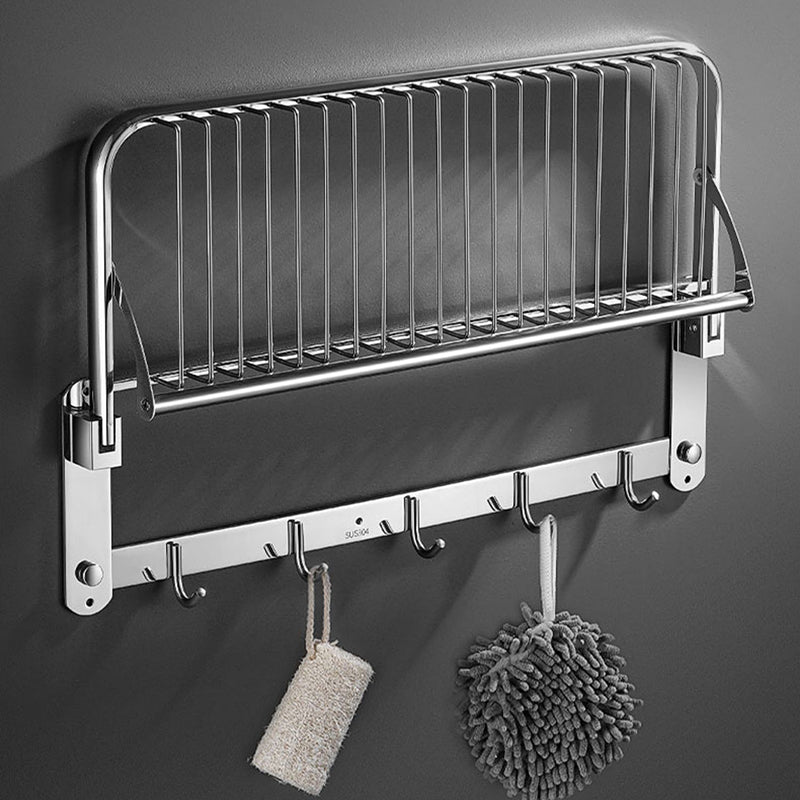 Minimalistic Bathroom Accessory Kit Paper Holder Towel Bar Stainless Steel Bathroom Set