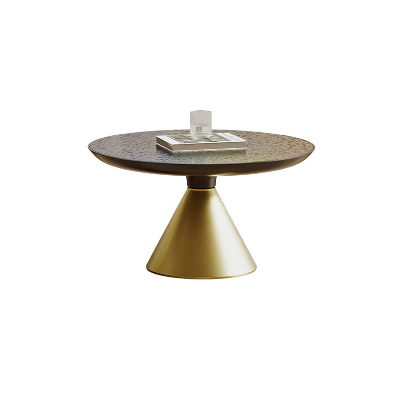 Glass Top Pedestal Coffee Table Modern No Distressing Round Bunching Tables