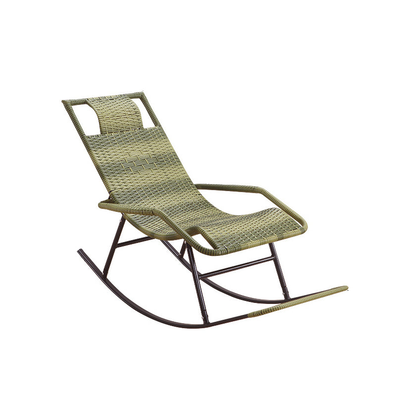 Indoor Rattan Rocking Chair Mid-Century Modern Rocking Chair