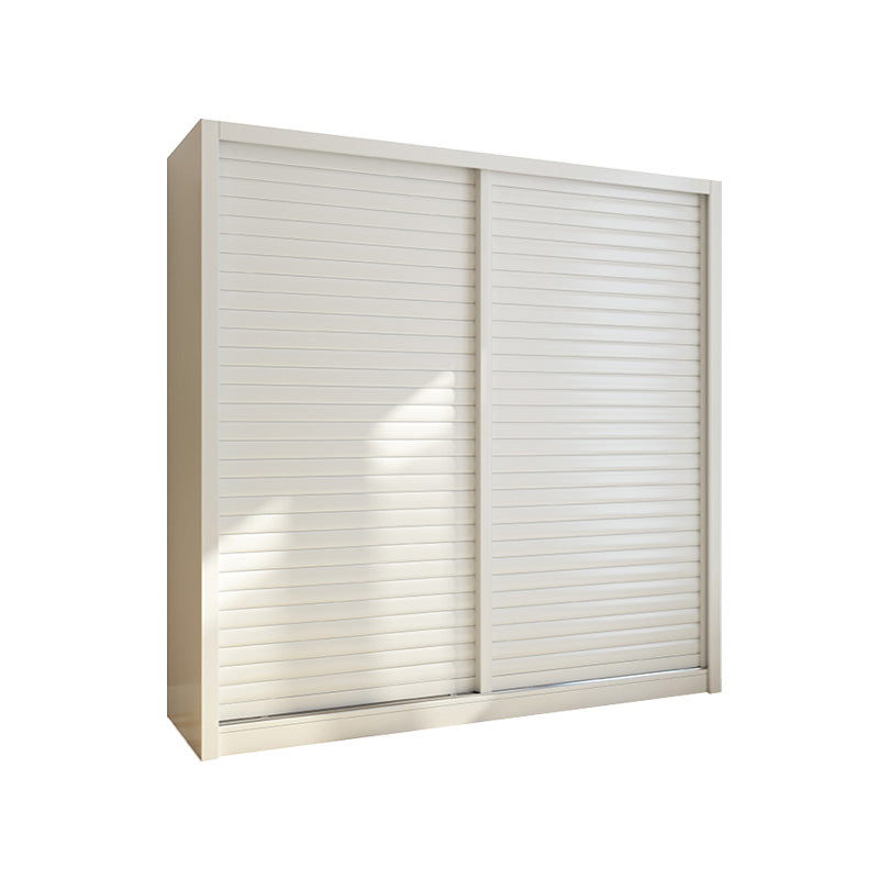 Contemporary Style Wardrobe Armoire Wood Armoire with Sliding Door for Bedroom