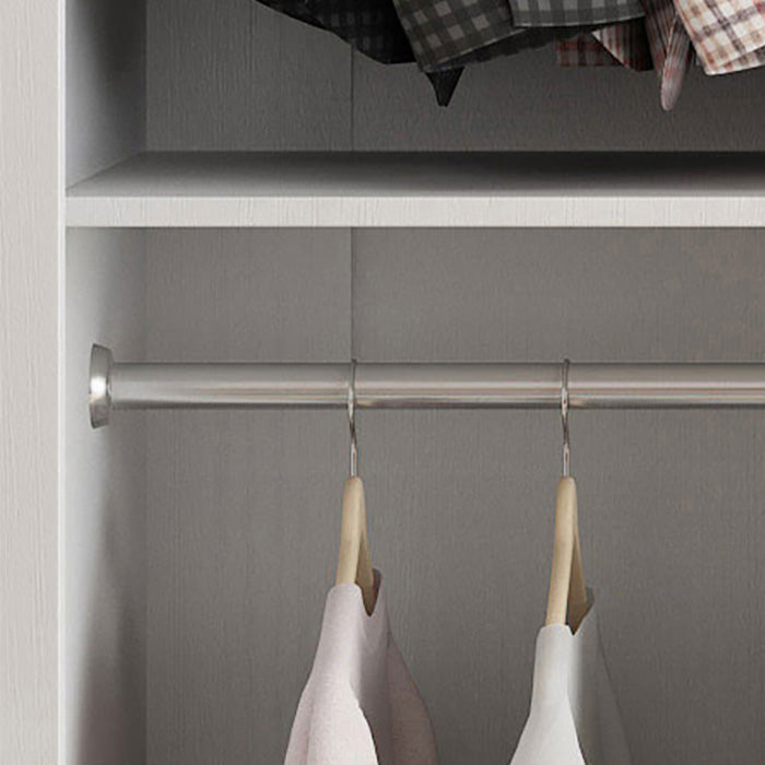 Contemporary Style Wardrobe Armoire Wood Armoire with Sliding Door for Bedroom